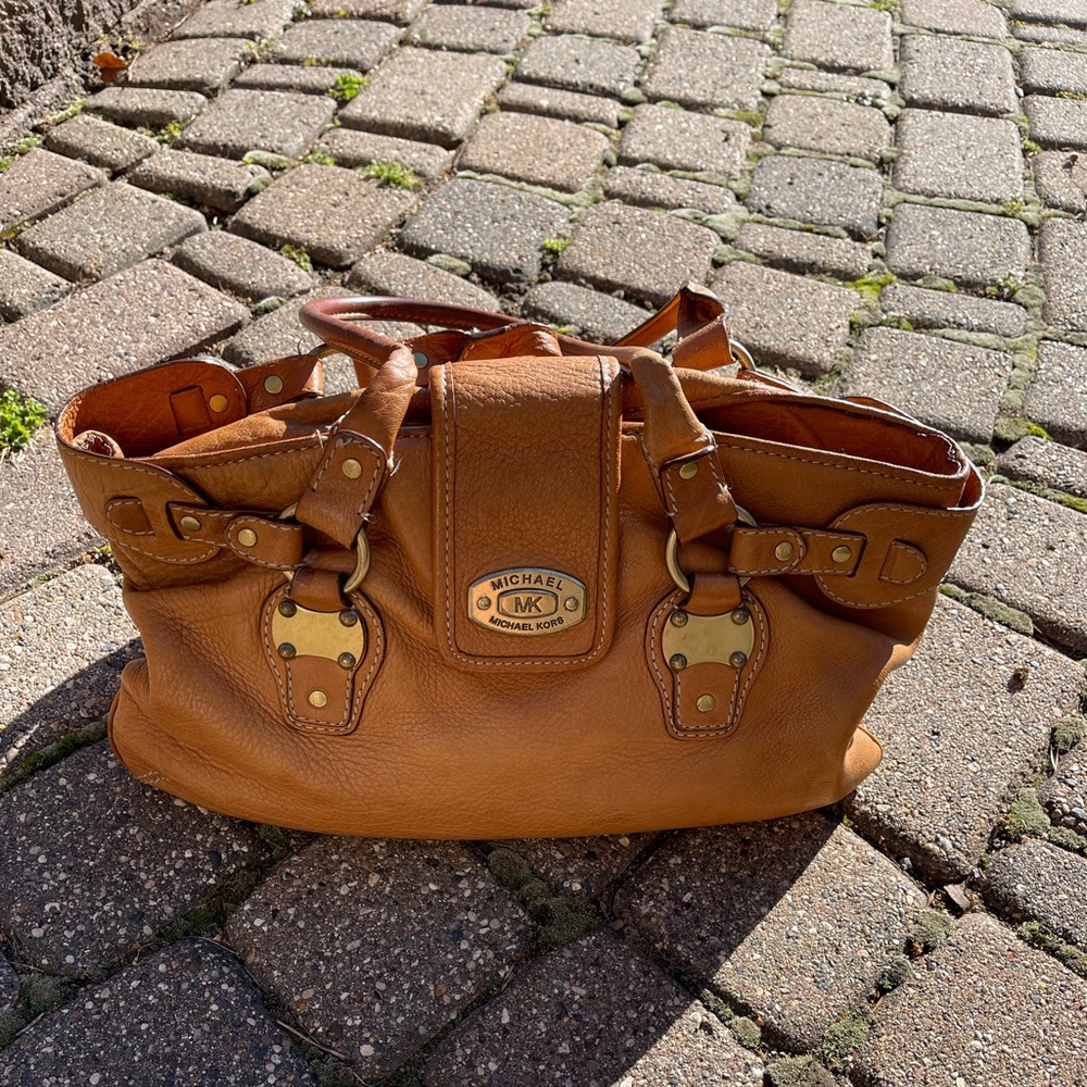 Michael Kors Leather Tote Handbag